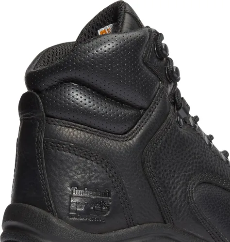 Vista 3 de Timberland PRO Titan - Botas de trabajo industriales con punta de seguridad de aleación de 6 pulgadas para mujer, Negros, 5.5 Negro-2024