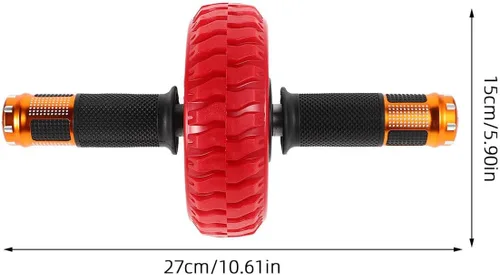 Vista 2 de CHILDWEET Compact Ab Roller Wheel for Abdominal Exercise with Ergonomic Handles and Stable Resistance Spring Mechanism Fitness Equipment for Home