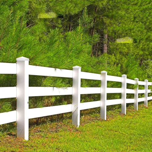 Vista 6 de Taiyin 1 pieza pirámide de vinilo blanco PVC tapas superiores, valla y cubierta para postes de valla de vinilo (4 x 4 pulgadas)