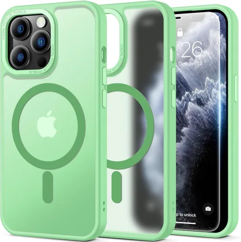 Vista 17 de SEXYMOM Funda magnética para iPhone 11 con protector de pantalla, compatible con carga inalámbrica, prueba de caídas de grado militar de 21 pies, a