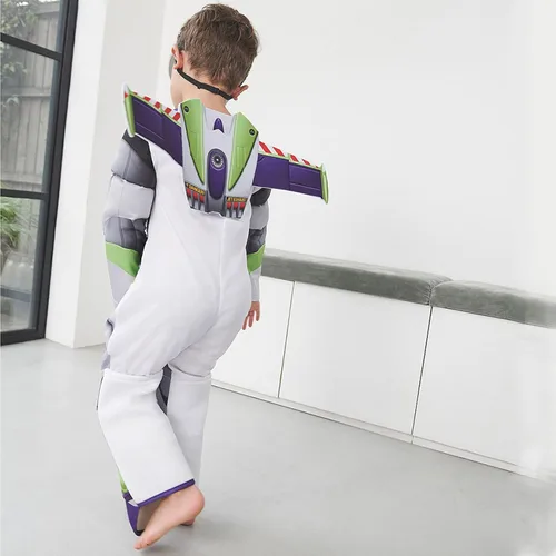 Vista 3 de Buzz Lightyear - Disfraz para niños, disfraz de Halloween, fiesta de cumpleaños, disfraces temáticos