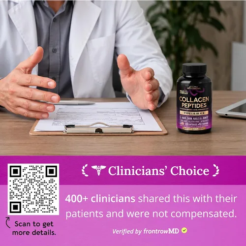 Vista 5 de Péptidos de colágeno múltiple – Tipos hidrolizados I, II, III, V y X – Suplemento de colágeno para mujeres 1300mg – con ácido hialurónico, vitaminas