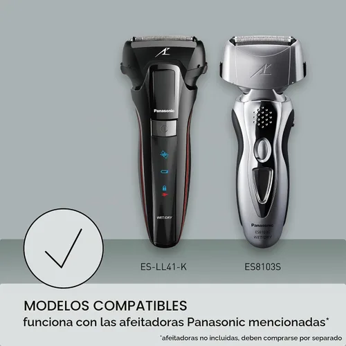 Vista 3 de Panasonic Hoja exterior de repuesto para afeitadora WES9087PC, compatible con afeitadoras ARC3 de 3 cuchillas ES-LL41-K, ES8103S