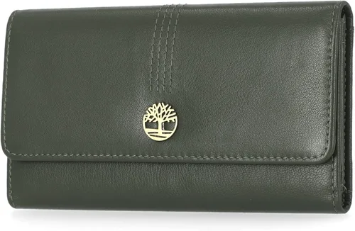 Vista 34 de Timberland - Cartera de piel con solapa RFID para mujer, Rojo, talla única