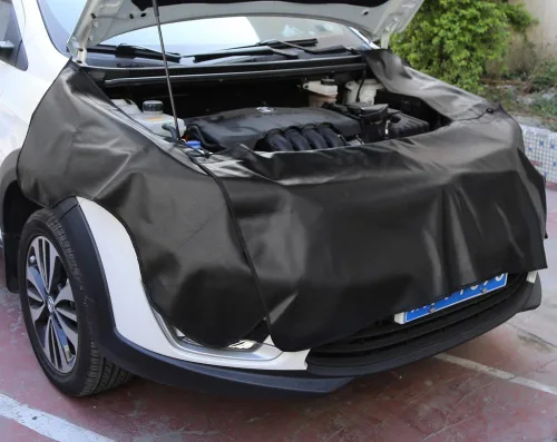 Vista 5 de RUPSE 3 protectores de guardabarros para mecánicos, alfombrillas de cuero de microfibra para guardabarros de automóvil, alfombrilla protectora