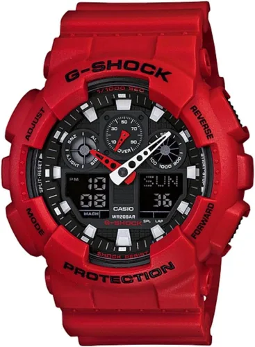 Vista 5 de Casio GA-100 XL Series G-Shock Reloj de cuarzo 200M WR resistente a los golpes para hombre