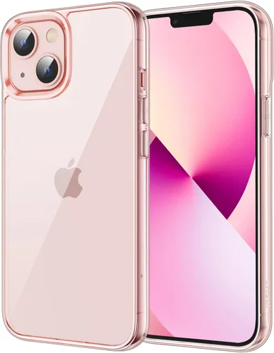 Vista 11 de JETech Funda para iPhone 13 mini, antiamarilleo, verde alpino Shockproof Protection, Scratch Resistant Hard PC Back, Durable Transparent TPU Bumper