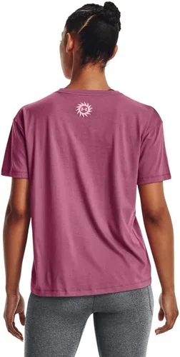 Vista 5 de Under Armour Grovey Wordmark - Camiseta de manga corta para mujer