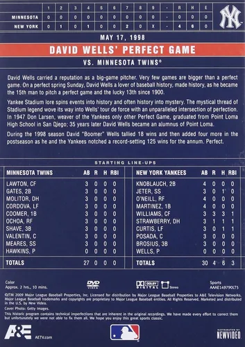 Vista 12 de New York Yankees Perfect Games and No-Hitters