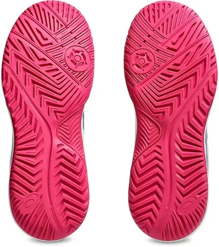 Vista 3 de ASICS Kid's Gel-Dedicate 8 GS Tennis Shoes Crema Cobalto Oscuro