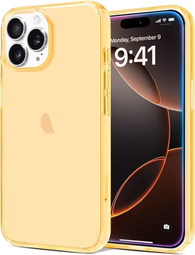 Vista 22 de JJGoo Funda transparente compatible con iPhone 15 Pro, funda de teléfono de TPU suave y transparente, funda antigolpes transparente a prueba