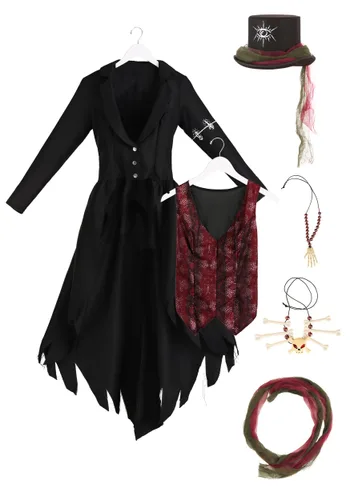 Vista 9 de Vestido para mujer magia vudú Multicolor