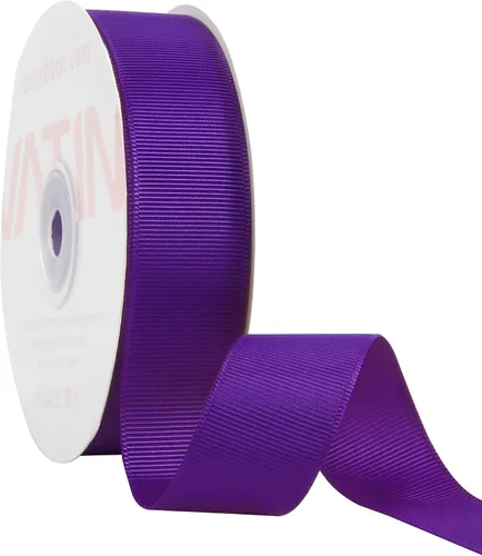 Vista 51 de VATIN Cinta de Grogrén Negra, 1-1/2" x 50 Yardas Continuas, Cinta de Grogrén de Poliéster Negra, Usar para Lazos de Bricolaje, Accesorios