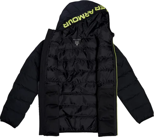 Vista 4 de Under Armour Pronto Chaqueta acolchada para niño, peso medio, cierre de cremallera, repele el agua