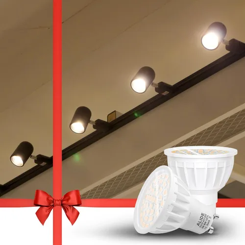 Vista 6 de ALIDE GU10 Bombillas Led Dimmable 2 Prong Reemplazan 50W Halógeno 120V para Blanco cálido