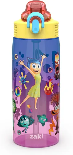 Vista 51 de Zak Designs Barbie Sage - Botella de agua para niños con popote a prueba