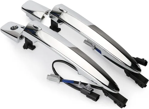 Vista 8 de 806469N00A Manija de puerta cromada exterior delantera izquierda lado del conductor, con sensor y sistema de entrada inteligente sin llave