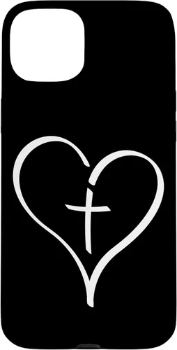 Vista 9 de Blessed Christian Heart Jesus Cross Christian Catholics Cute Case for iPhone 16