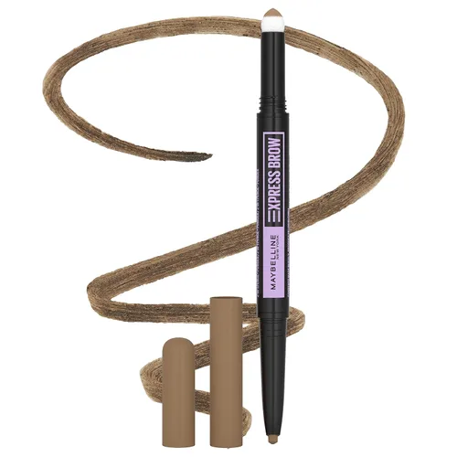 Vista 12 de Maybelline Express Brow 2 en 1 lápiz y maquillaje de cejas en polvo, rubio claro, 1 unidad