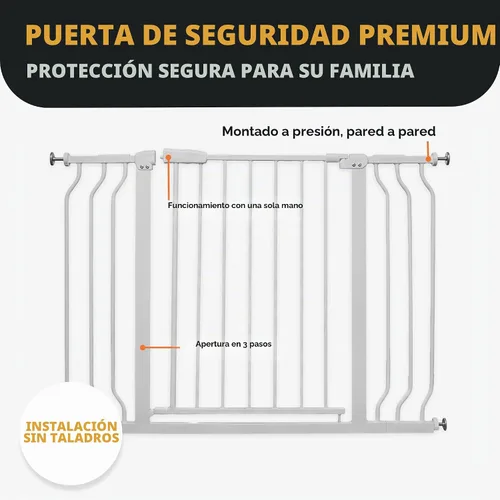 Vista 5 de BalanceFrom Easy Walk-Thru Baby Safety Gate, Fits 29.1" to 38.5" Openings