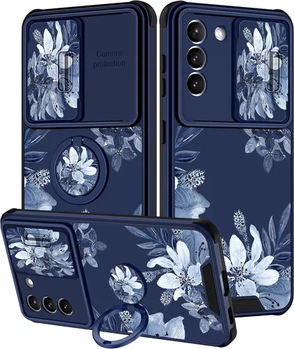 Vista 144 de Funda 2 en 1 para Samsung Galaxy S23 Ultra Flamingo para mujeres y niñas, diseño femenino de flamencos con cubierta deslizante para cámara y soporte