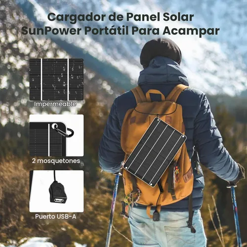 Vista 3 de FlexSolar Mini panel solar USB de 6 W, módulo monocristalino impermeable IP67 Kit de bricolaje con material PET para teléfono inteligente