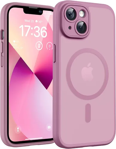 Vista 177 de TOCOL Funda para iPhone 11, compatible con Magsafe, protección completa de cámara, imanes integrados, protección contra caídas, funda translúcida