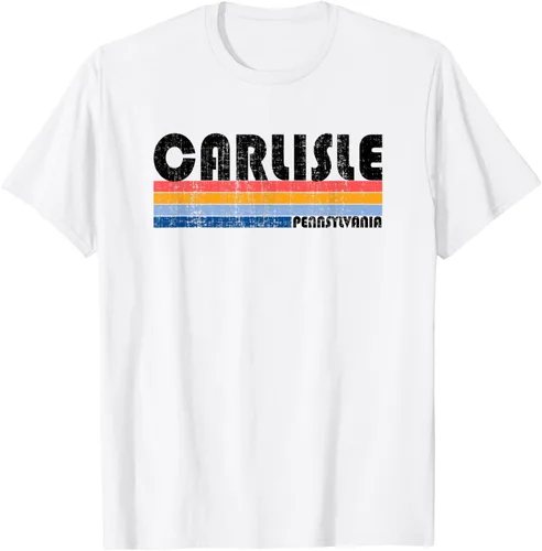 Vista 3 de Camiseta vintage estilo Carlisle, PA de los años 70 y 80, Gris