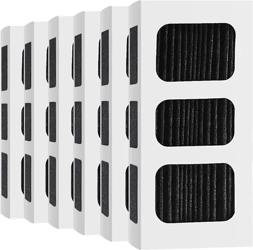 Vista 2 de Paquete de 6 filtros de aire de repuesto para refrigerador compatibles con Paultra2, compatible con Frigidaire Pure Air Ultra 2, Pure Air Ultra II