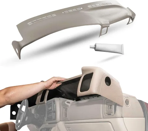 Vista 14 de DashSkin Tapa moldeada para salpicadero (no es una pieza de repuesto) compatible con Tahoe Suburban Yukon Avalanche 2000-2006 y Silverado Sierra