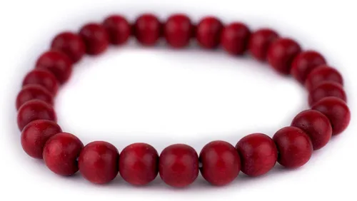 Vista 73 de Pulsera de cuentas de madera