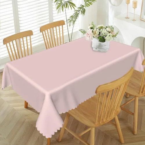 Vista 26 de 52x70inches Apple Green Tablecloth Heavy Duty Washable Polyester Fabric Table Cloth Rectangular Solid Color Table Cover for Kitchen Dining Room