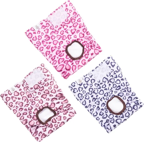 Vista 33 de CuteBone - Pañales para perras, paquete de 3 unidades para perritos, talla XS, D14XS