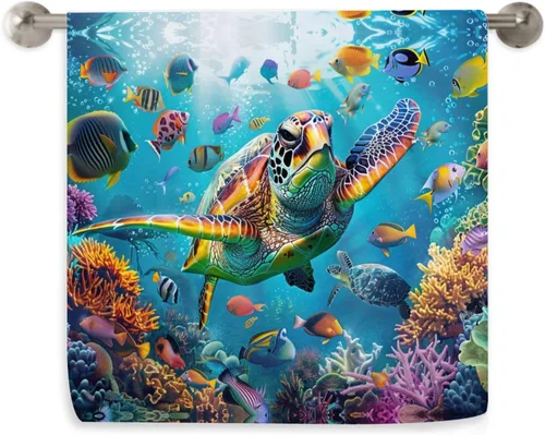 Vista 12 de Dujiea Toalla de playa de microfibra, toallas de baño grandes con diseño floral de caballo 3D para mujeres y hombres, toallas de baño de secado