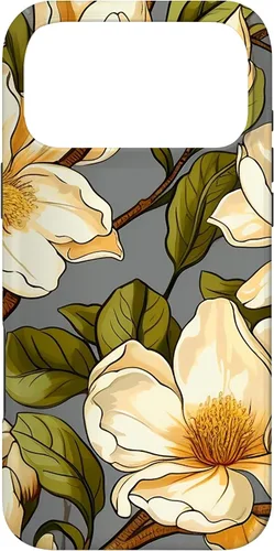 Vista 22 de Botanical Garden Magnolia Flower Case for iPhone 17