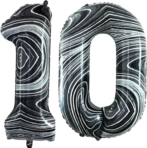 Vista 378 de Goer, conjunto de globos de papel aluminio para decoraciones de cumpleaños, globos de las letras de feliz cumpleaños y de números Oro