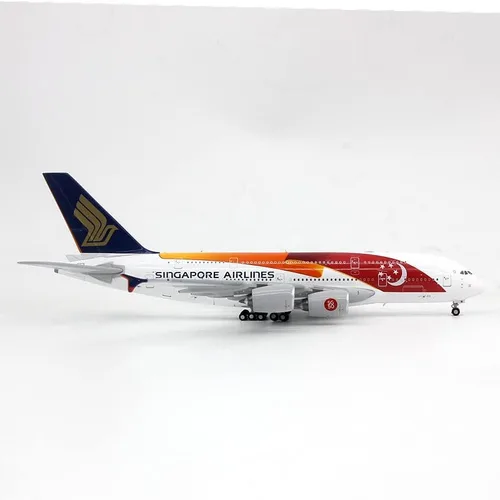 Vista 5 de JC Wings Singapore Airlines para Airbus A380 9V-SKI 1/400 DIECAST modelo preconstruido