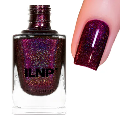 Vista 304 de ILNP 1UP - Esmalte de uñas holográfico, manicura resistente al desprendimiento, laca de uñas de larga duración, acabado suave y brillante,