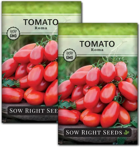 Vista 7 de Sembrar semillas adecuadas: semillas de tomate Roma para plantar variedad heredada determinada Popular non-GMO plum tomatoes for planting