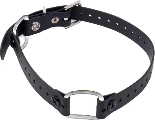 Vista 2 de Educator Mini collar de perro con doble bungee para perros pequeños, bioano, impermeable, a prueba de olor, hebilla de metal y anillo en D con dos