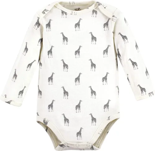Vista 7 de Touched by Nature baby-girls Organic Cotton Long-sleeve Bodysuits