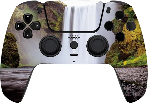 Vista 8 de ProControllers LLC Custom Wireless Controller for PS5 - Hand Airbrushed & Multiple Designs Available (Alligator)