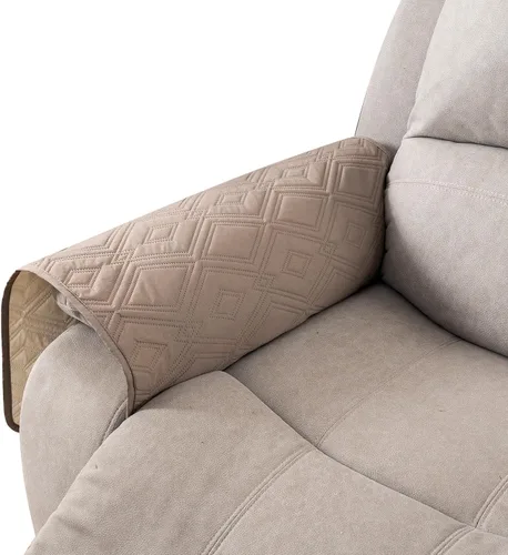Vista 48 de Genina Juego de 2 Fundas de Reposabrazos para Sofá 100% Impermeables, Fundas para Reposabrazos de Sofá, Sillón, Protectores Antideslizantes