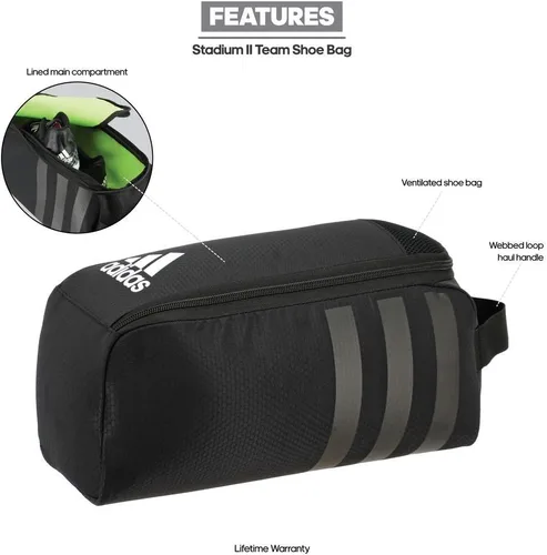 Vista 7 de adidas Stadium 2 - Bolsa de guantes para equipo Negro - Bolsa de zapatos Stadium 2 Team