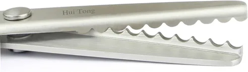 Vista 11 de Hui Tong Tijeras para Rosar Fuertes y Afiladas para Tela, Tijeras para Rosar Dentadas y Festoneadas, 3mm, 5mm, 7mm (Dentadas 3mm)