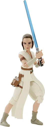 Vista 3 de STAR WARS Galaxy of Adventures The Rise of Skywalker Rey Figura de acción de 5 pies con divertido movimiento de acción de sable de luz
