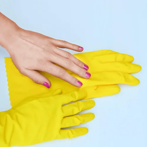 Vista 9 de PLAYTEX HandSaver - Guantes de goma para limpieza de cocina y hogar, pequeños (paquete de 10)