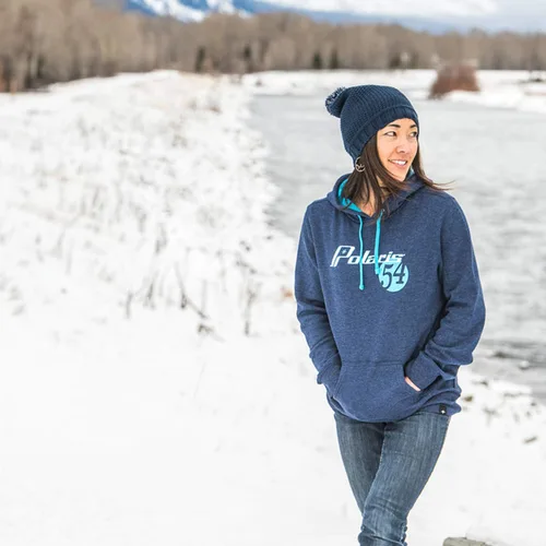 Vista 4 de Polaris - Gorro de punto de semilla para mujer con pompones