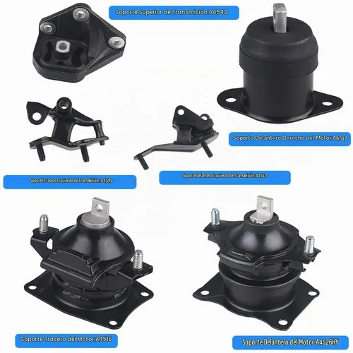 Vista 2 de Soporte de transmisión del motor del motor de 6 piezas compatible con Honda Accord 2.4L