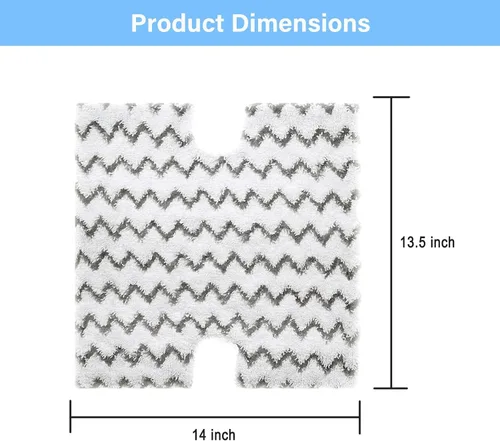 Vista 4 de Almohadillas de repuesto para trapeador de vapor S3973D para Shark Lift-Away Pro & Genius Steam Pocket Mop S3973 S3973D S5003D S3973WM S5001 S5002Q